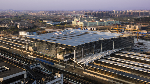 集团公司承建的芜湖站房工程有序推进